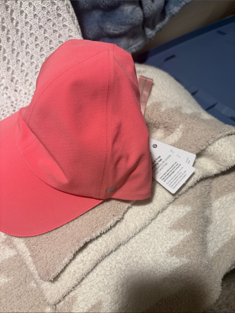 Coral Pink lululemon hat